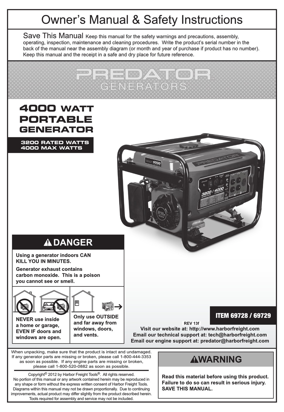 Diagnosing Harbor Freight Generator Problems